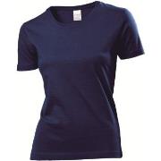 Stedman Classic Women T-shirt Marine Baumwolle Small Damen