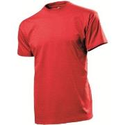 Stedman Comfort Men T-shirt Rot Baumwolle Small Herren