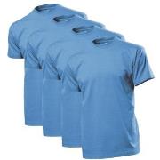Stedman 4P Comfort Men T-shirt Hellblau Baumwolle Small Herren