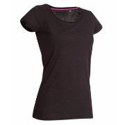 Stedman Megan Crew Neck Schwarz ringgesponnene Baumwolle Small Damen