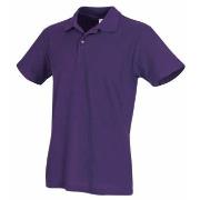 Stedman Polo Men Lila Baumwolle Small Herren