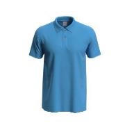Stedman Polo Men Hellblau Baumwolle Small Herren