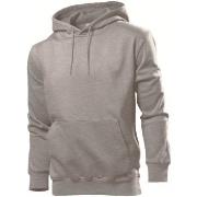 Stedman Sweatshirt Hooded Men Graumelliert Small Herren