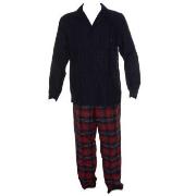 Tommy Hilfiger Tommy  Flannel Pyjama Blau/Rot Baumwolle Medium Herren