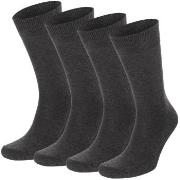 Topeco 4P Men Socks Plain Dunkelgrau Gr 45/48 Herren