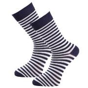 Trofe Bamboo Stripe Socks 2P Marine Gr 39/42 Damen