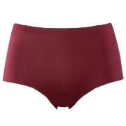 Trofe Core Solids Seamless Midi Brief Weinrot One Size Damen