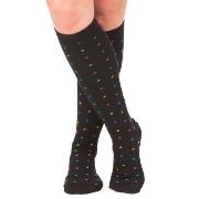 Trofe Printed Support Socks Schwarz Gr 39/42 Damen