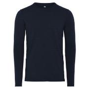 Dovre Organic Wool Long Sleeve Shirt Marine Merinowolle Small Herren