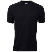 Dovre Singel Jersey T-Shirt Schwarz Baumwolle Small Herren