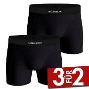 Björn Borg 2P Lyocell Boxer 2406 Schwarz Lyocell Small Herren