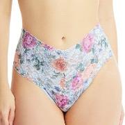 Hanky Panky Signature Lace Print Retro Thong Blau Muster Nylon One Siz...