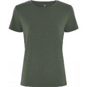 JBS of Denmark Basic Tee Bamboo Blend FSC Grün Small Damen