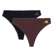 adidas 2P BOS Micro Cut Free Thong Multi Schwarz/Braun Small Damen