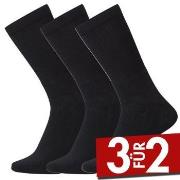 Claudio 3P Tennis Socks Schwarz Gr 40/45 Herren