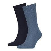 Calvin Klein 2P Carter Casual Flat Knit Sock Marine/Blau Gr 39/42 Herr...