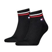 Tommy Men Uni TJ Iconic Quarter Socks 2P Schwarz Gr 39/42 Herren