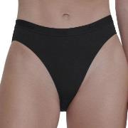 Sloggi 3P GO Casual High Leg Brief Schwarz Baumwolle Small Damen