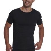 Sloggi 2P Men ABC O Neck T Shirt Schwarz Baumwolle Small Herren