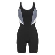 Damella Cindy Chlorine Resistant Long Leg Swimsuit Schwarz Polyamid 38...