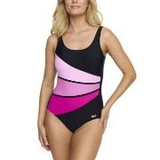 Damella Laura Chlorine Resistant Swimsuit Schwarz/Rosa 38 Damen