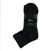 Topeco 4P Mid Cut Sport Socks Schwarz Polyamid Gr 40/45 Herren