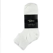 Topeco 6P Mid Cut Sport Socks Weiß Polyamid Gr 40/45 Herren