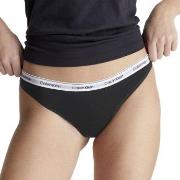 Calvin Klein Modern Logo Thong Schwarz Baumwolle Small Damen