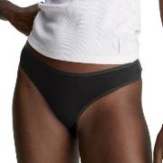 Calvin Klein 3P Ideal Cotton Thongs Schwarz Baumwolle Small Damen