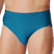 Schiesser Badehosen Aqua Classic Swim Slip Blau Medium Herren