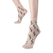 Oroblu Flowering Socks 20 Beige Polyamid One Size Damen