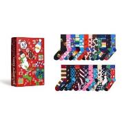 Happy socks 24P Advent Calendar Socks Gift Set Mixed Baumwolle Gr 36/4...