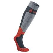 Seger Byggmark Mid Compression Sock Rot/Grau Gr 46/48