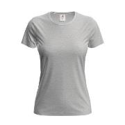 Stedman Classic Women T-shirt Hellgrau Baumwolle Small Damen