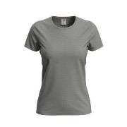 Stedman Comfort-T Crew Neck T-shirt Grau Baumwolle Small Damen