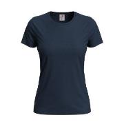 Stedman 4P Classic Women T-shirt Dunkelblau Baumwolle Small Damen