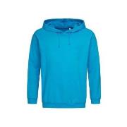 Stedman Hooded Sweatshirt Unisex Blau Baumwolle Small