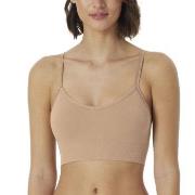 Schiesser BH Bustier Removable Pads Top Beige Polyamid Small Damen