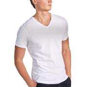 Bread and Boxers Cotton Stretch V-Neck T-shirt 2P Weiß Ökologische Bau...