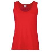 Fruit of the Loom Lady-Fit Valueweight Vest Rot Baumwolle Medium Damen
