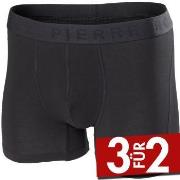 Pierre Robert For Men Cotton Boxer Schwarz Ökologische Baumwolle Small...