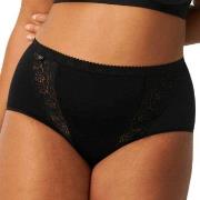 Sloggi 4P Chic Maxi Lace Briefs Schwarz Baumwolle 38 Damen