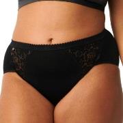 Sloggi 4P Chic Midi Lace Briefs Schwarz Baumwolle 38 Damen