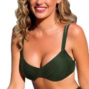 Wiki Basic Adjustable Bikini Top Dunkelgrün B 75 Damen