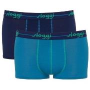 Sloggi 2P For Men Start Hip Blau Baumwolle Small Herren