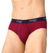 Sloggi 2P For Men Start Midi Rot/Schwarz Baumwolle Small Herren