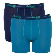 Sloggi 2P Men Start Short C2P Blau Baumwolle Medium Herren