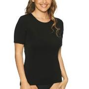 Lady Avenue Bamboo Short Sleeved T-Shirt Schwarz Bambus Small Damen