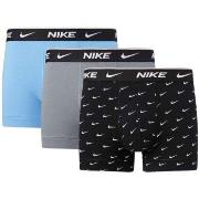 Nike 6P Everyday Essentials Cotton Stretch Trunk D1 Grau/Blau Baumwoll...