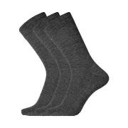 Dovre 3P Wool Socks Dunkelgrau Gr 45/48 Herren